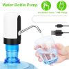 Electric Water Bottle Dispenser Rechargeable Automatic Drinking Water Bottle Pump For 2-5 Gallon Bottle