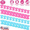 40Pcs Silicone Hair Curler Hair Roller No Heat Clip Hair Styling Tool 20x1.97in Large 20x1.57in Small Curler