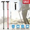 Walking Cane Aluminum Alloy Walking Stick Adjustable Folding Travel Hiking Stick Anti-Slip