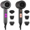 1800W Hair Dryer Portable Compact Hair Blow Dryer with Cool/Warm/Hot Wind with Diffuser Concentrator/Comb Nozzle ALCI Plug Overheat Protection for Wom