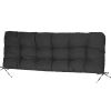 Bench Seat Cushion For Indoor Outdoor Furniture Non Slip Long Chair Cushion with Ties Strap  Swing Cushion 51.18x19.68IN For Garden Patio Balcony Entr