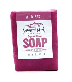Wild Rose Organic Bar Soap (size: Travel Bar)