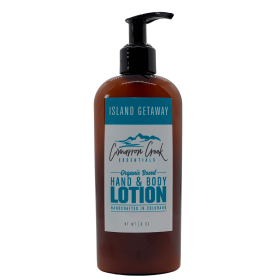 Island Getaway Organic Hand & Body Lotion (size: 8oz - Plastic Bottle)