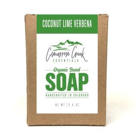 Coconut Lime Verbena Organic Bar Soap (size: Full Bar)