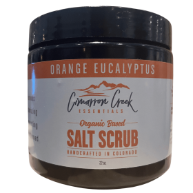 Orange Eucalyptus Organic Salt Scrub (size: 96oz)