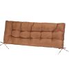 Bench Seat Cushion For Indoor Outdoor Furniture Non Slip Long Chair Cushion with Ties Strap Waterproof Swing Cushion 51.18x19.68IN For Garden Patio Ba